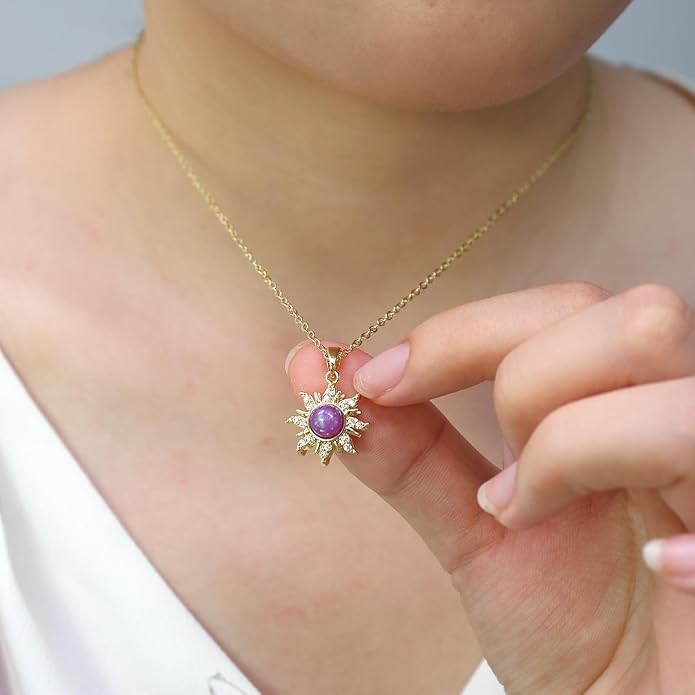 14K Gold Plated Paper Clip Chain Link Necklace Satellite Cross Key Starfish Turquoise Heart Necklace for Women