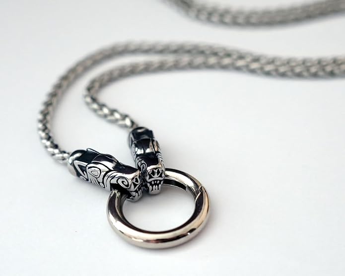 Baldur Jewelry - Thors Hammer Necklace Pendant Mjölnir - Viking Norse Thor Hammer Pendant Viking Jewelry - Thor Necklace - Thor Gifts for Men - Viking Necklace for Men