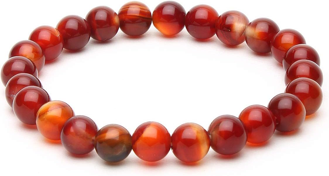 Arihant Gems And Jewels Reiki/Yoga Healing Crystal Stretchable Bracelet,100% Natural And Certified, Astrological Gemstone, Unisex Both For Men & Women - (8 Mm)