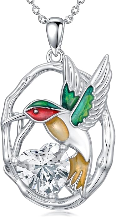 Midari Ocean Necklace 925 Sterling Silver Flamingo Mama Bear Dolphin Penguin Sea Turtle Axolotl Desert Cactus Nautical Rudder Tropical Palm Compass Wave Pendant Boho Jewelry Gifts for Women Men