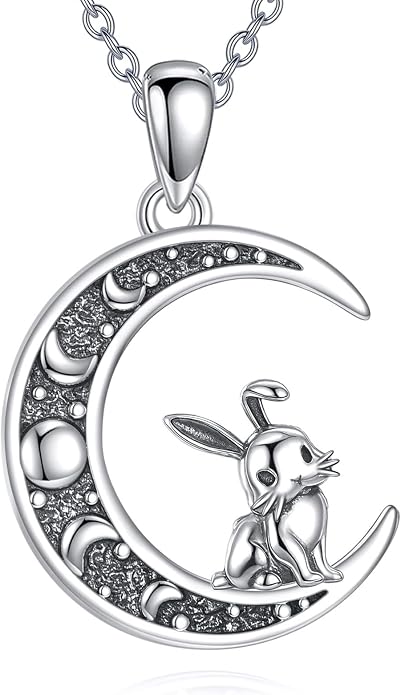 Sun and Moon Necklace 925 Sterling Silver Sun Moon Pendant Gemstone Jewelry Gifts for Women