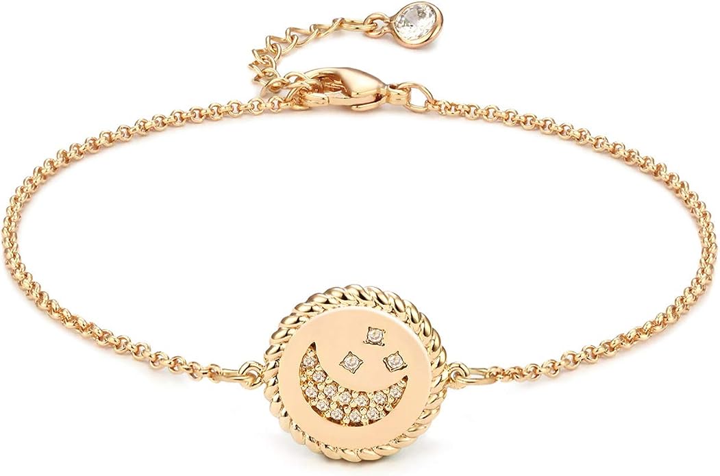 LOYATA Gold Bracelet Gold 14K Gold Filled Dainty Chain Simple Jewelry Gift for Women