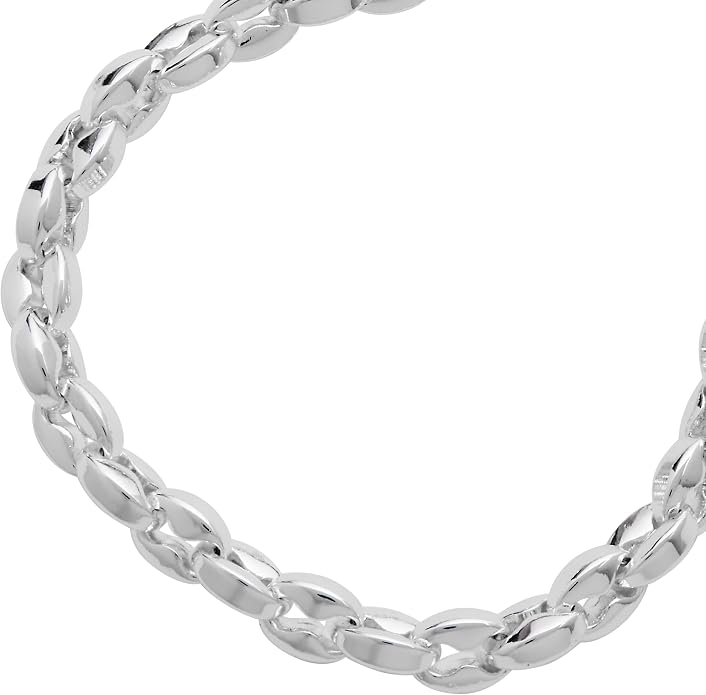Alex and Ani Puffy Chain Bracelet, Shiny Silver