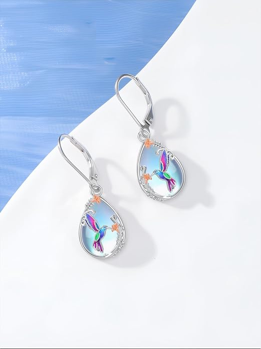 Seiyang Dangle Earrings 925 Sterling Silver Animal/American Flag/Turquoise Dangle Drop Earrings Jewelry Gifts for Women