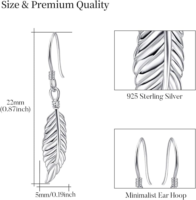 Cute Animal Leverback Earring 925 Sterling Silver Summer Bohemia Beach Theme Earrings for Women