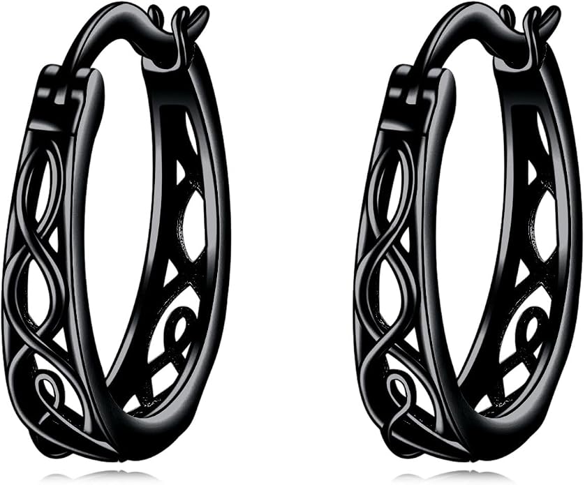 Sterling Silver Hoop Earrings Small Hoop Sun/Leaf/Triangle Huggie Earrings for Women Hypoallergenic
