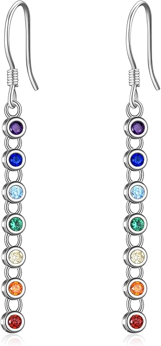 Lotus Earrings Sterling Silver Lotus Flower Dangle Drop Earrings Yoga Jewelry Gifts for Women