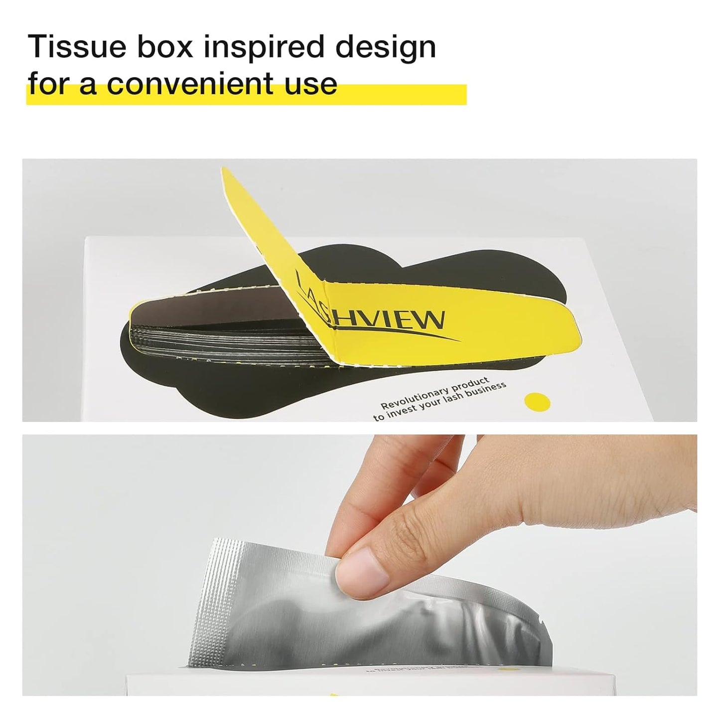 LASHVIEW 50 Pairs Eye Pads,Under Eye Pads for Eyelash Extension,Microfoam Eye Pads,Natural NO Hydrogel,Lash Extension Lint Free,Fit Most Eye Shape, Stick Well,Hypoallergenic,Waterproof