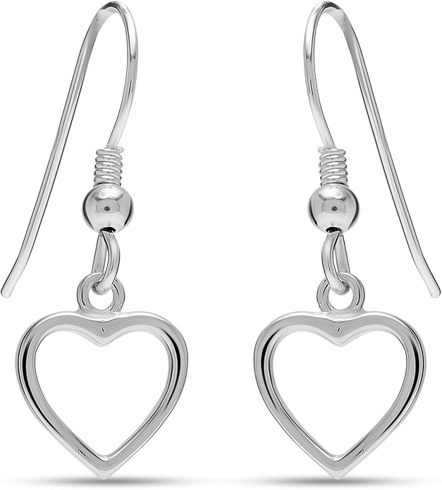 Charmsy 925 Sterling Silver Light-Weight Antique Filigree Teardrop Drop Earrings for Women