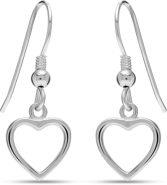 Charmsy 925 Sterling Silver Light-Weight Antique Filigree Teardrop Drop Earrings for Women