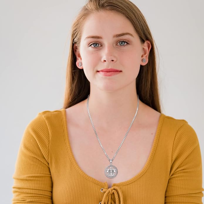 Witchy Jewelry for Women Men Nudo De Bruja Plata 925 Original Witches Knot Necklace Tetragrammaton Hecate Necklace Lilith Necklace Pentagram Necklace Cat Necklace Triple Moon Goddess Pendant Necklace