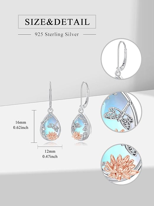 Seiyang Dangle Earrings 925 Sterling Silver Animal/American Flag/Turquoise Dangle Drop Earrings Jewelry Gifts for Women