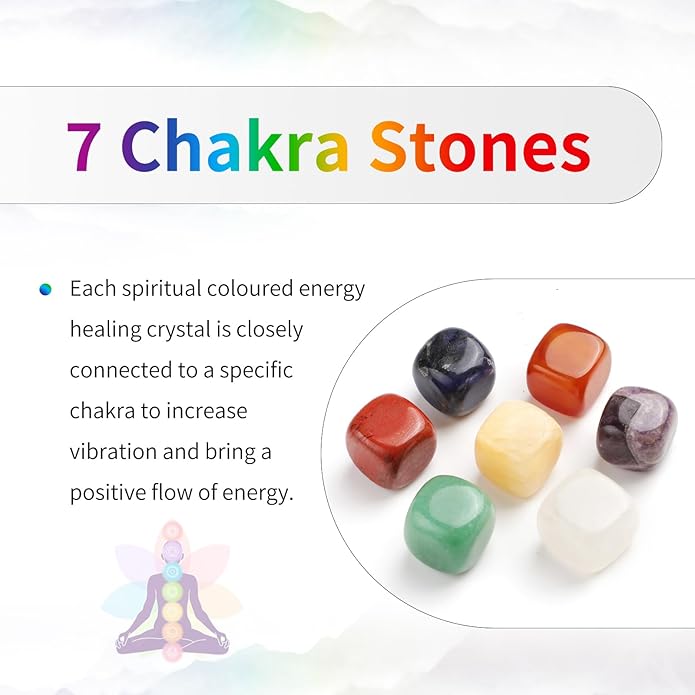 TUMBEELLUWA Crystal Point Necklaces Hexagonal Prism Stone Pendants with Chain Healing Jewelry Pack of 2