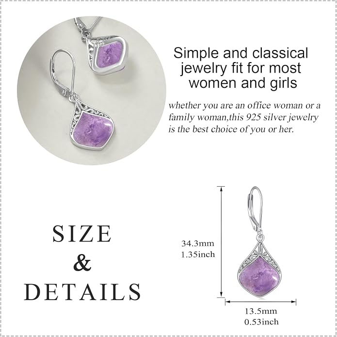 Teardrop Earrings Sterling Silver Filigree Irish Celtic Teardrop Drop Earrings Jewelry Gifts For Women