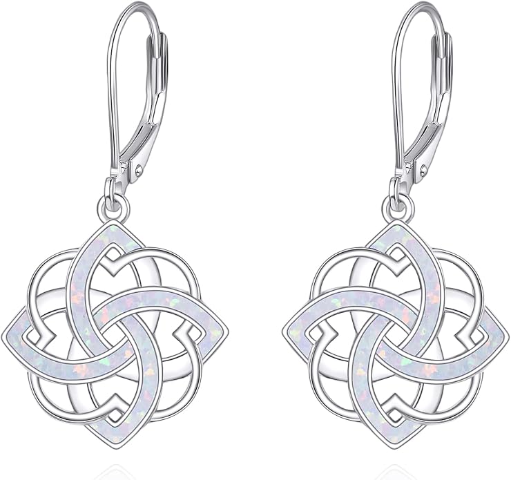 Lotus Earrings Sterling Silver Lotus Flower Dangle Drop Earrings Yoga Jewelry Gifts for Women