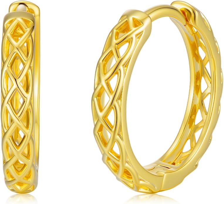 Gold Dainty Hoop Earrings for Women Hypoallergenic Lightweight 14K Gold Huggie Earrings Jewelry Valentines Day Gifts for Wife Girlfriend Her