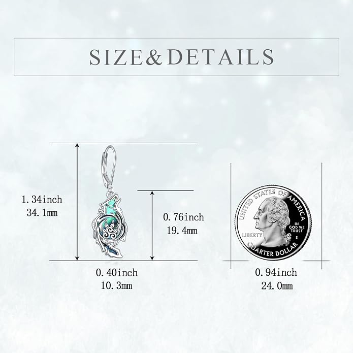 TIGER RIDER Abalone Shell 925 Sterling Silver Dangle Earrings Lightweight Filigree Dangle Drop Earrings for Women