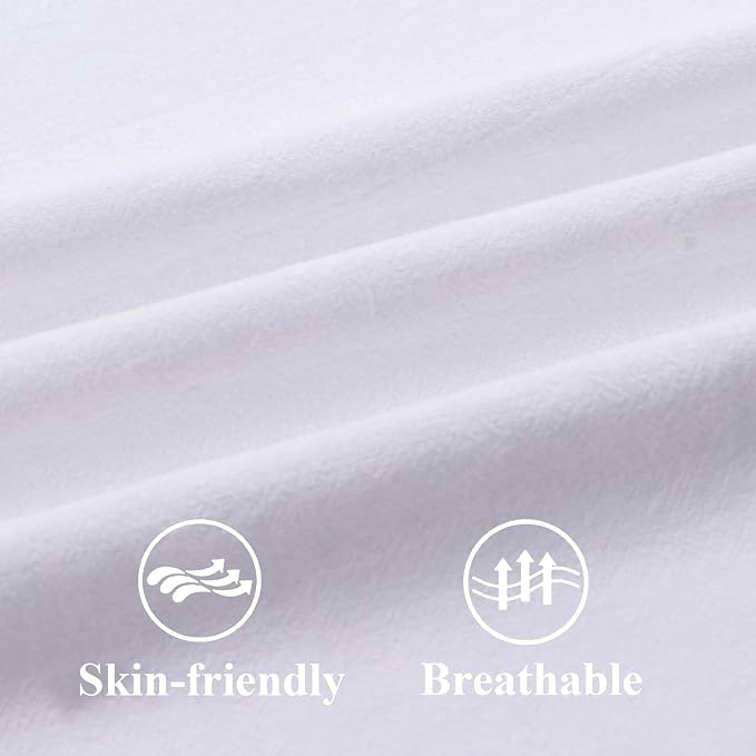 ZWJD Pillow Covers 20x20 Set of 2 White Throw Pillow Covers with Fringe Chic Cotton Decorative Pillows Square Cushion Covers for Sofa Couch Bed Living Room Farmhouse Boho Decor