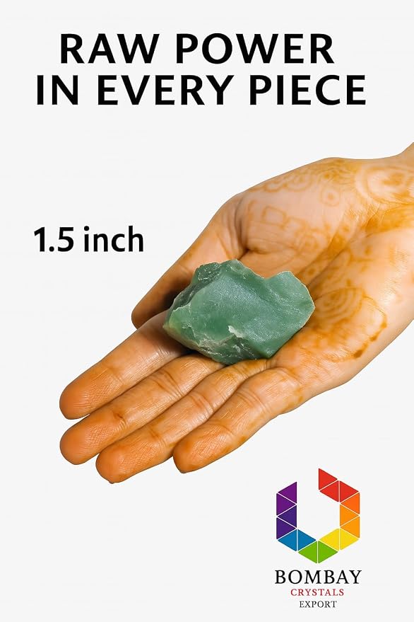 Large 1.25-2.0” Natural Green Jade Raw Crystals Stones for Meditation, Chakra, Reiki, Crystal Grid, Energy Work, Wire Wrapping, Tumbling & Spiritual Home Decor