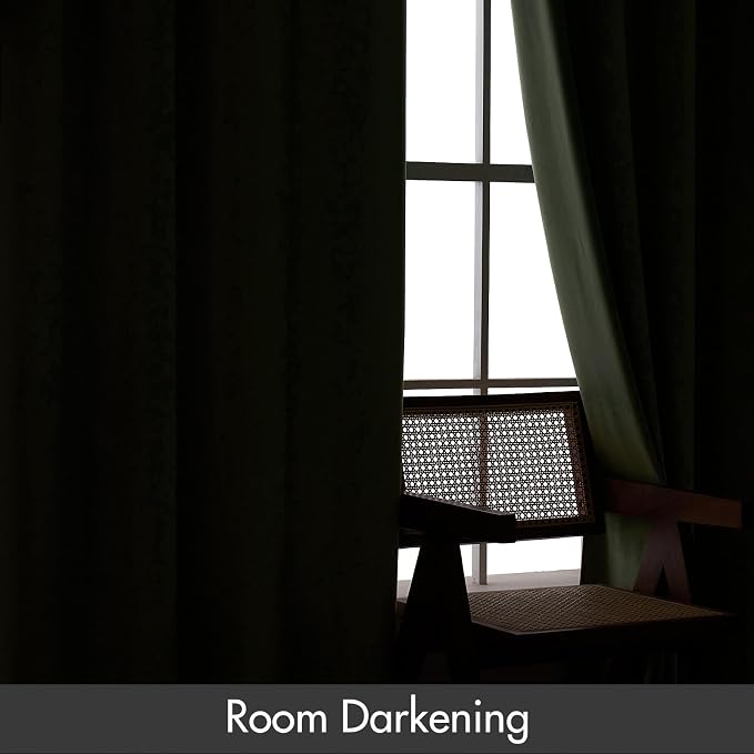 MIULEE Sage Green Blackout Velvet Curtains Drapes 72 Inch Long 52"x72" | Luxurious Bedroom Living Room Decor, Room Darkening, Thermal Insulated, Rod Pocket Design, Super Soft Fabric