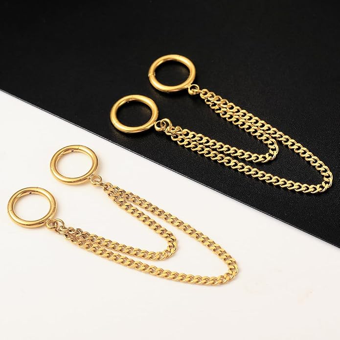 Casvort 14G Seamless Septum Piercing Rings Segment Tragus Hoop Rings 316 Surgical Stainless Steel Helix Ring Stacks for Stretched Ear Lobe Clickers Ear Hangers Body Jewelry