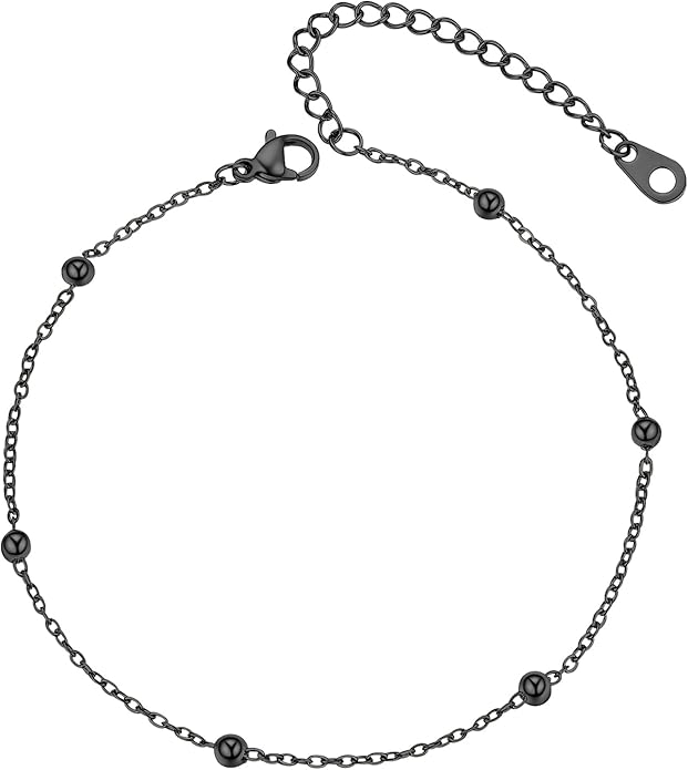 PROSTEEL Gold/Silver Anklets for Women Waterproof, 14K Gold Plated Ankle Bracelet Non Tarnish, Jewelry Gifts Adjustable