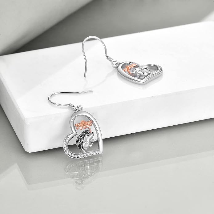 Butterflygold/Cat/dog/Dragonfly/Orca/Bee/Amber/Axolotl/Toothless/Hedgehog/Dragon/Snake/Horse/Mushroom/Anime/Dragonfly Earring for Women Sterling Silver Animals Drop Earring Jewelry Hypoallergenic (silver-butterfly)
