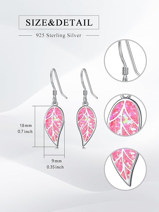 Animal/Leaf/Gothic Dangle Earrings 925 Sterling Silver Animal/Leaf/Gothic Dangle Drop Earrings Easter/Halloween/Christmas Jewelry Gifts for Women Her
