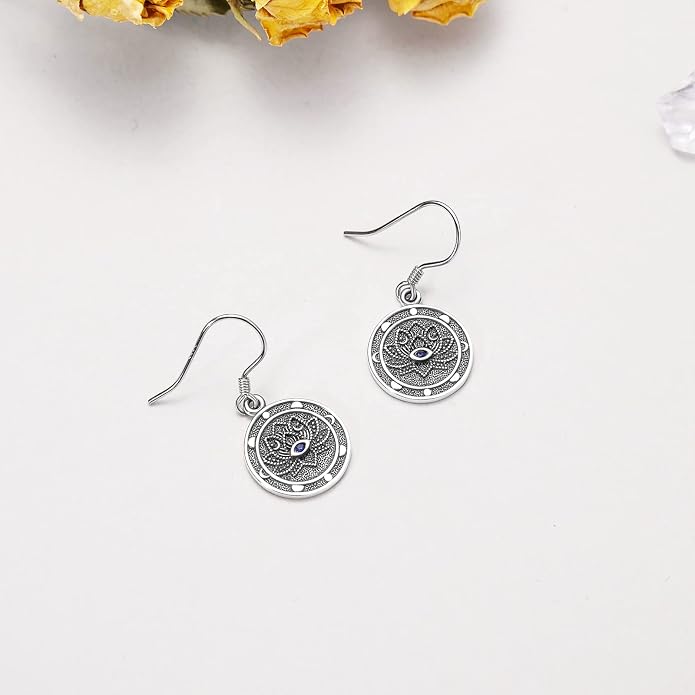 PROESS Sword/Lotus/Hummingbird/Squirrel/Cow Earrings Skull Stud Earrings 925 Sterling Silver Earrings Birthday Christmas Jewelry Gifts for Women Men