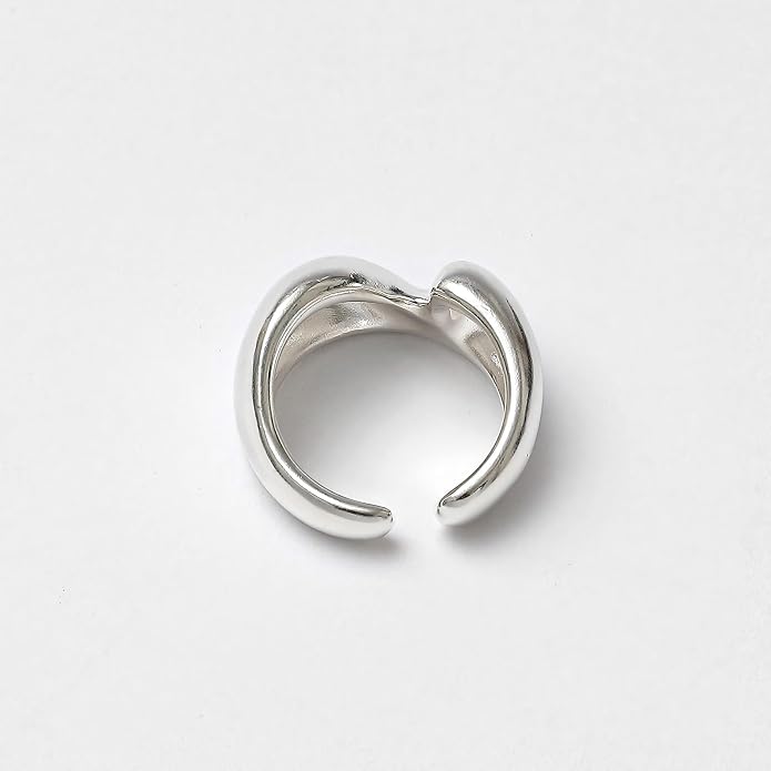925 Sterling Silver Ring Minimalist Adjustable Rings Band Handmade Rings for Women Girls