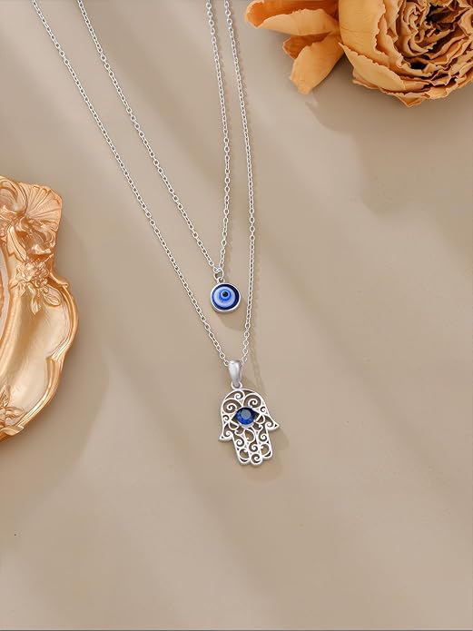 Midari Ocean Necklace 925 Sterling Silver Flamingo Mama Bear Dolphin Penguin Sea Turtle Axolotl Desert Cactus Nautical Rudder Tropical Palm Compass Wave Pendant Boho Jewelry Gifts for Women Men