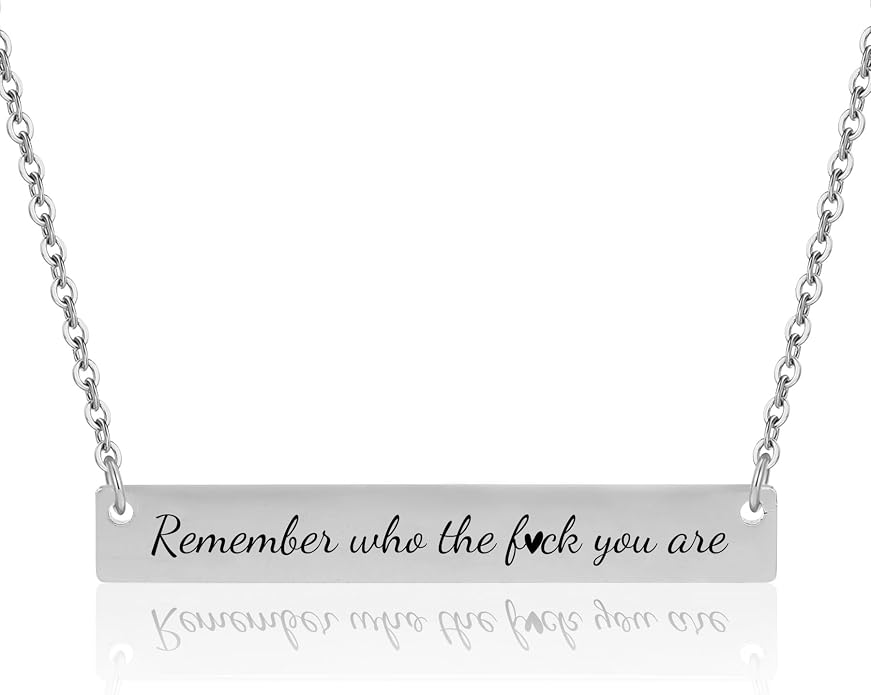 Dont Let The Hard Days Win Bracelet - Gold Hard Day Motivational Bangle Stainless Steel Engraved Words, Inspirational Chain Jewelry Gifts for Women Friend