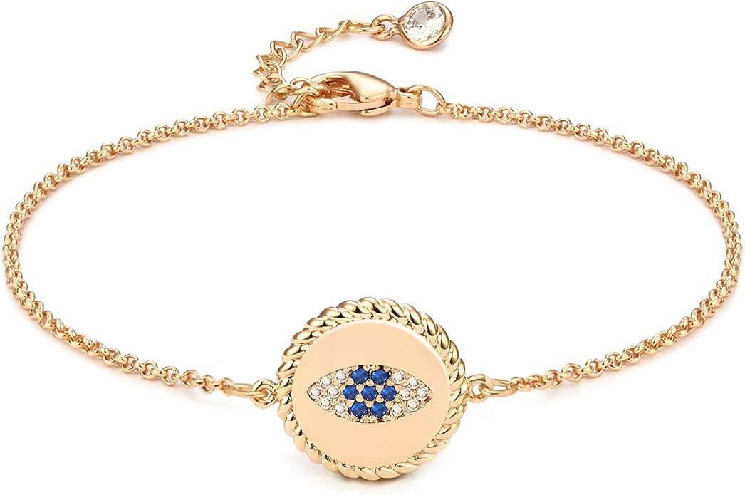 LOYATA Gold Bracelet Gold 14K Gold Filled Dainty Chain Simple Jewelry Gift for Women