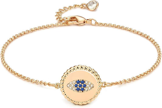 LOYATA Gold Bracelet Gold 14K Gold Filled Dainty Chain Simple Jewelry Gift for Women