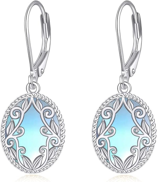 Teardrop Earrings Sterling Silver Filigree Irish Celtic Teardrop Drop Earrings Jewelry Gifts For Women