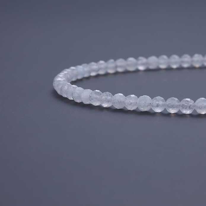 COAI Beach Waterproof Anklet for Women, Black Tourmaline Moonstone Amethyst Beaded Anklet for Women
