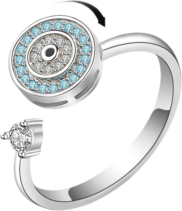 925 Sterling Silver Ring Minimalist Adjustable Rings Band Handmade Rings for Women Girls
