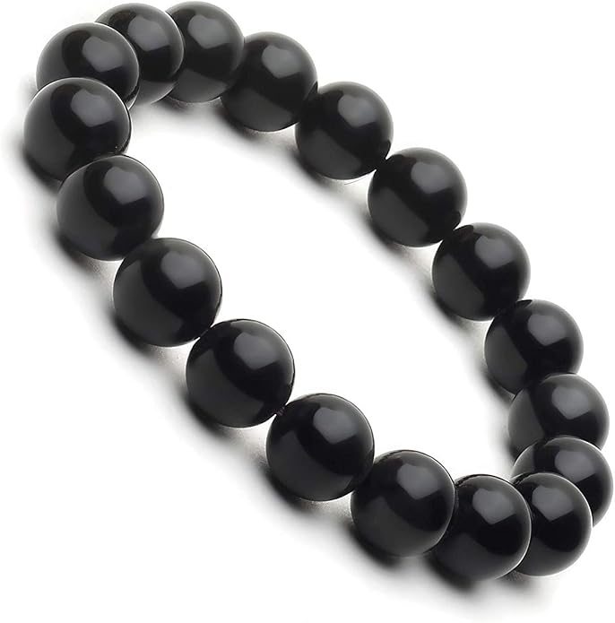 Arihant Gems And Jewels Reiki/Yoga Healing Crystal Stretchable Bracelet,100% Natural And Certified, Astrological Gemstone, Unisex Both For Men & Women - (8 Mm)