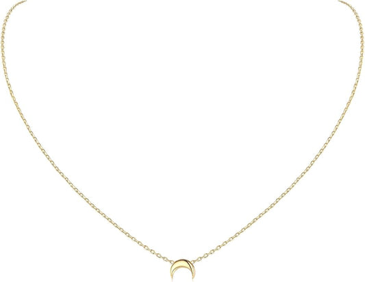 ChicSilver 925 Sterling Silver Cross/Heart/Butterfly/Star/Moon Necklace for Women, Hypoallergenic Dainty Small Silver Pendant Necklaces (with Gift Box)