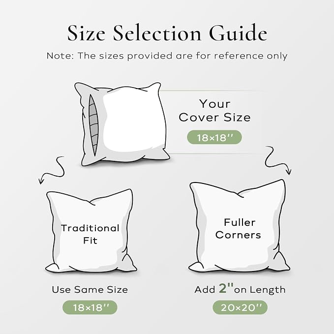 Ashler Home Deco Synthetic Down Pillow Inserts, 20x26 Down Alternative Throw Pillows Insert Sleeping Pillows with 100% Cotton Cover Decorative Pillow Stuffer for Sofa, Couch Bed(Set of 4, White)