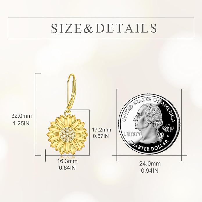 CRMAD Hummingbird/Bee/Leaves/Sunflower/Daisy/Dragonfly/Rose/Lotus Flower Sterling Silver Filigree Teardrop Earrings Abalone Shell Jewelry for Women
