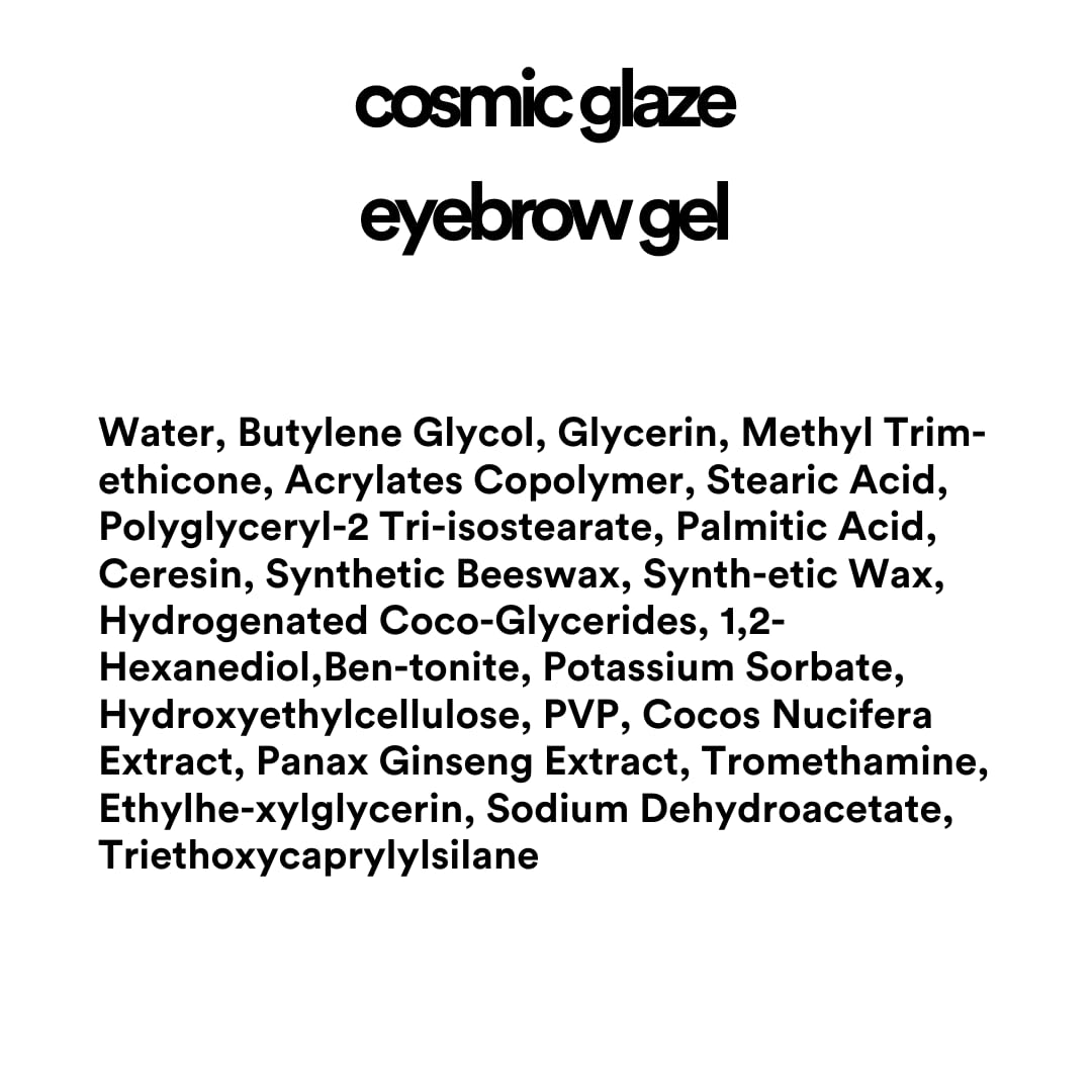 Nuorganic Brow Gel Clear - 6ml Natural Eyebrow Gel Clear, for Brow Growth | Vegan & Cruelty-Free Eyebrow Gel, Infused with Beeswax and Coconut Extract for Sculpting and Nourishing Brows