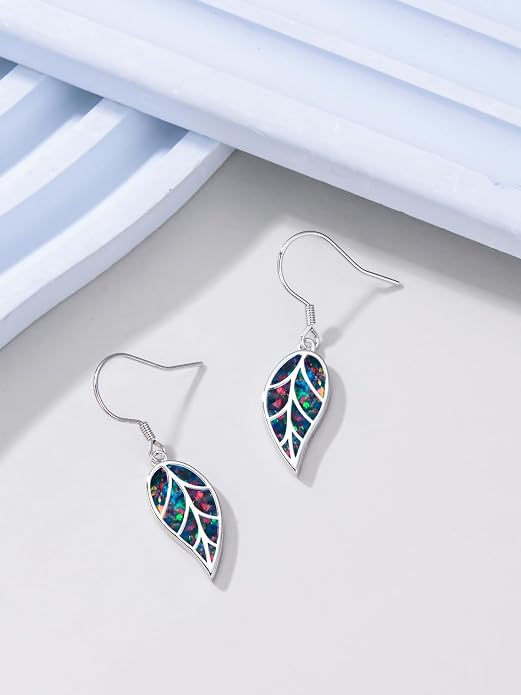 Animal/Leaf/Gothic Dangle Earrings 925 Sterling Silver Animal/Leaf/Gothic Dangle Drop Earrings Easter/Halloween/Christmas Jewelry Gifts for Women Her