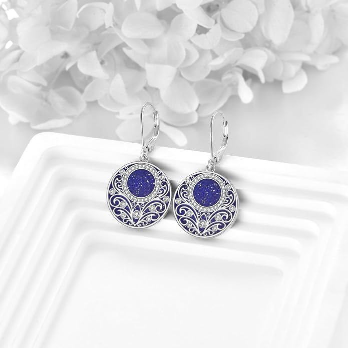 Teardrop Earrings Sterling Silver Filigree Irish Celtic Teardrop Drop Earrings Jewelry Gifts For Women