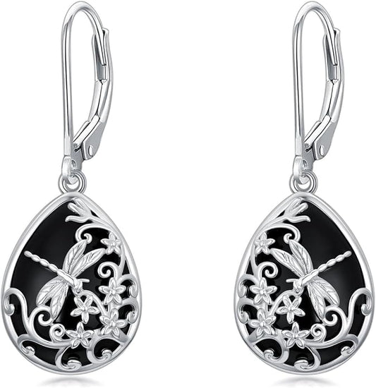 Dorunmo 925 Sterling Silver Western Dangle Earrings for Women Bohemian Earrings Hypoallergenic Christmas Jewelry Gifts for Women
