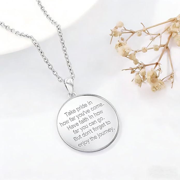 Aniu Tree of Life Necklace for Women, 925 Sterling Silver Mother of Pearl Family Palm Tree Charm Pendant Jewelry for Birthday Christmas Gift