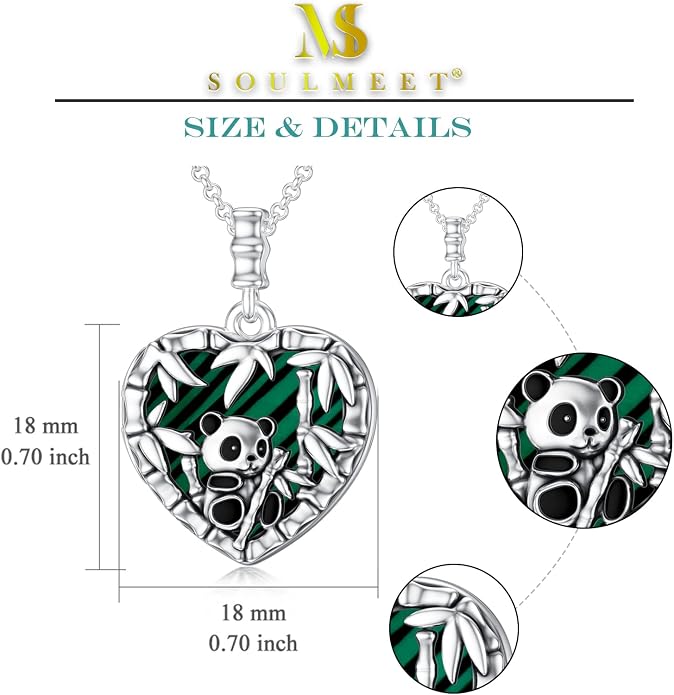 SOULMEET Personalized Silver Locket Necklace That Holds Pictures Photo Keep Someone Near to You, Memorial Custom Lockets Necklaces Letters Engraving for His Her