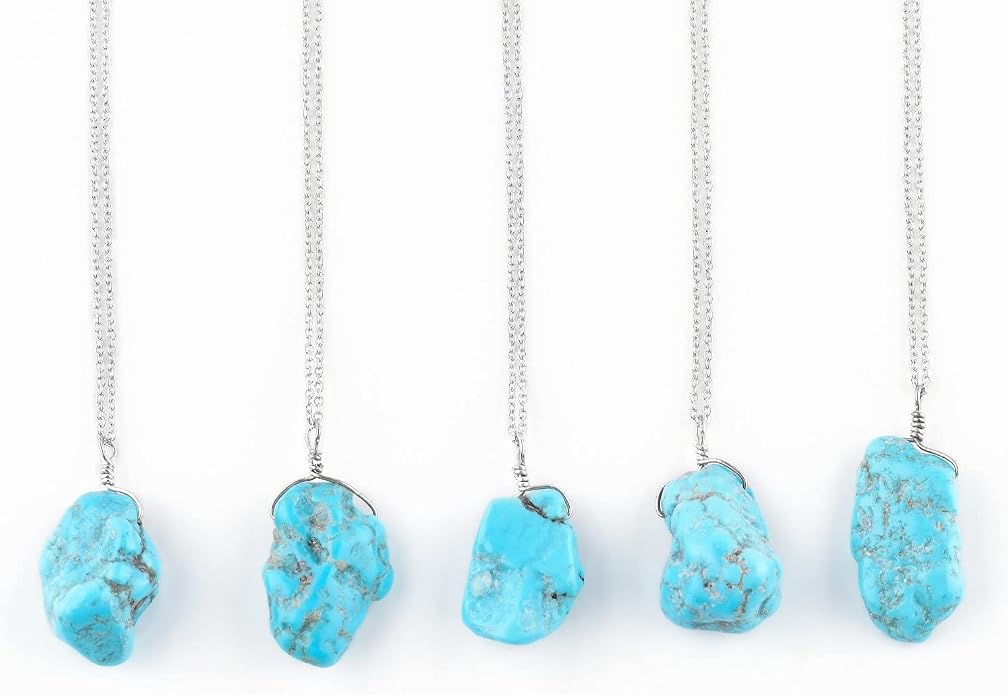 Natural Gemstone Dainty Pendant Necklace for Women Handmade Crystal Jewelry 925 Sterling Silver 18 Inch Chain Healing Chakra Christmas Birthday Gift for Her