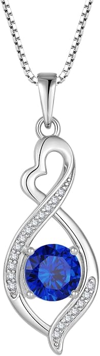 Infinity Necklace 925 Sterling Silver Necklace For Women Jewelry Valentines Day Christmas