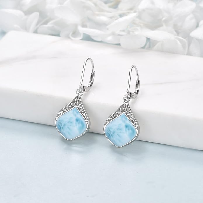Teardrop Earrings Sterling Silver Filigree Irish Celtic Teardrop Drop Earrings Jewelry Gifts For Women